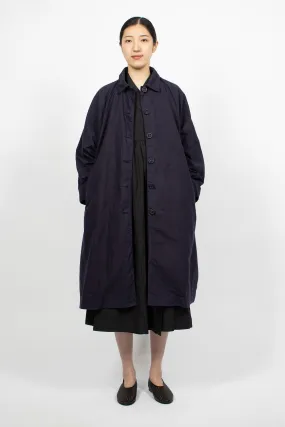 2Pcs Waxed Coat Navy