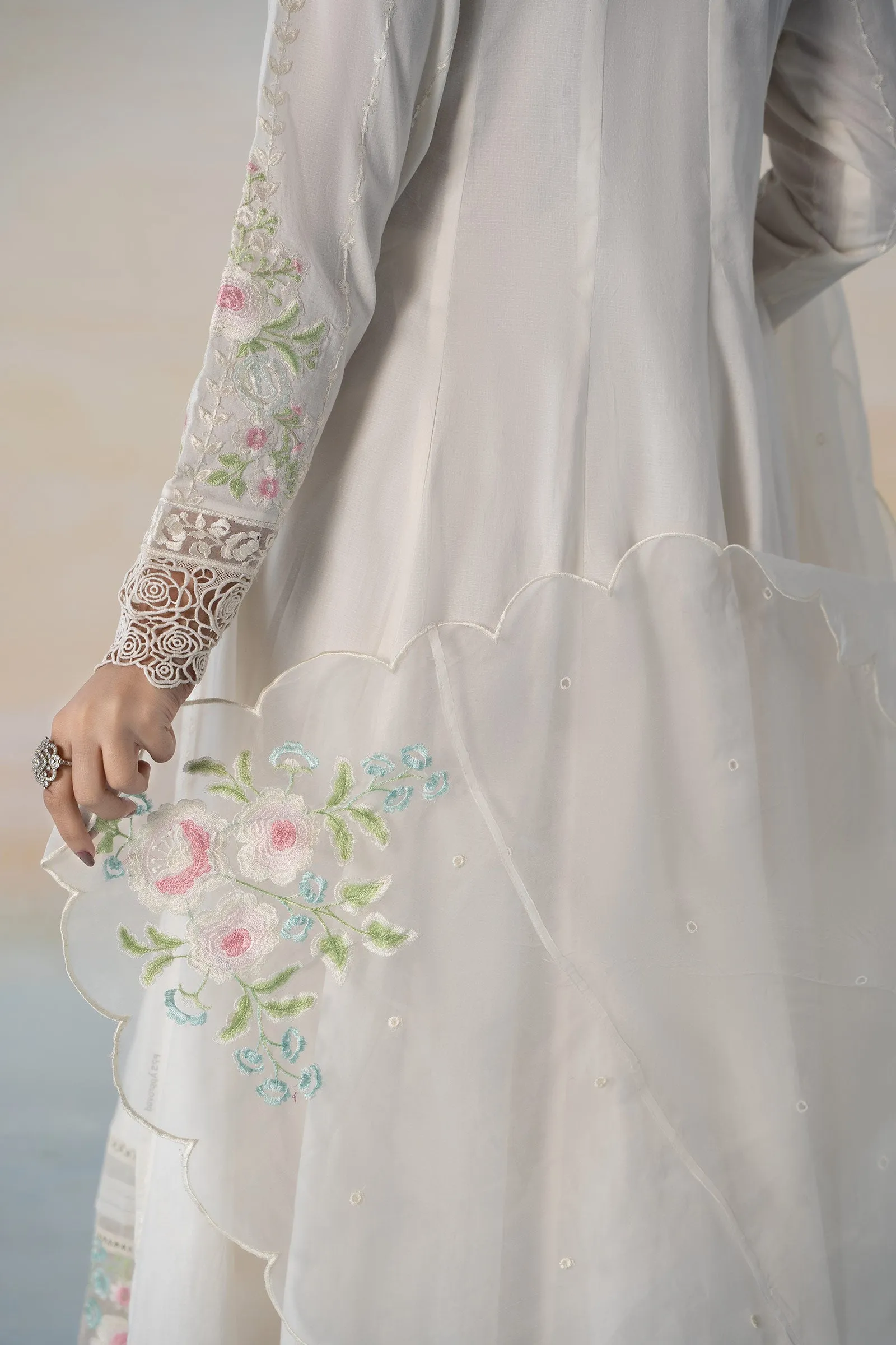 3 Piece Embroidered Lawn Suit | DW-EF24-49