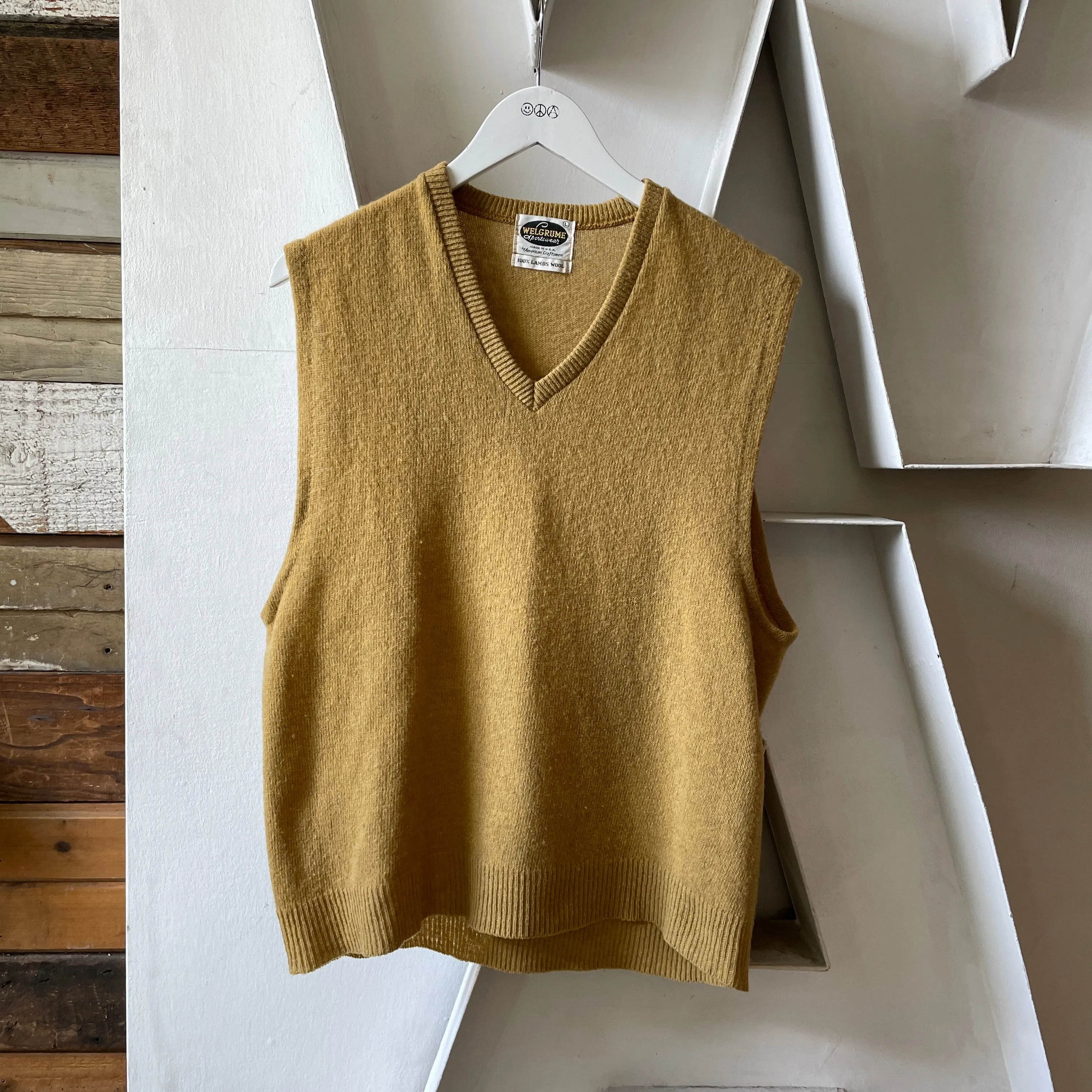 70’s Wool Sweater Vest - Large