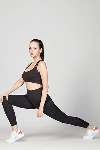 Active High Impact Sports Bra with Ultimate Leggings