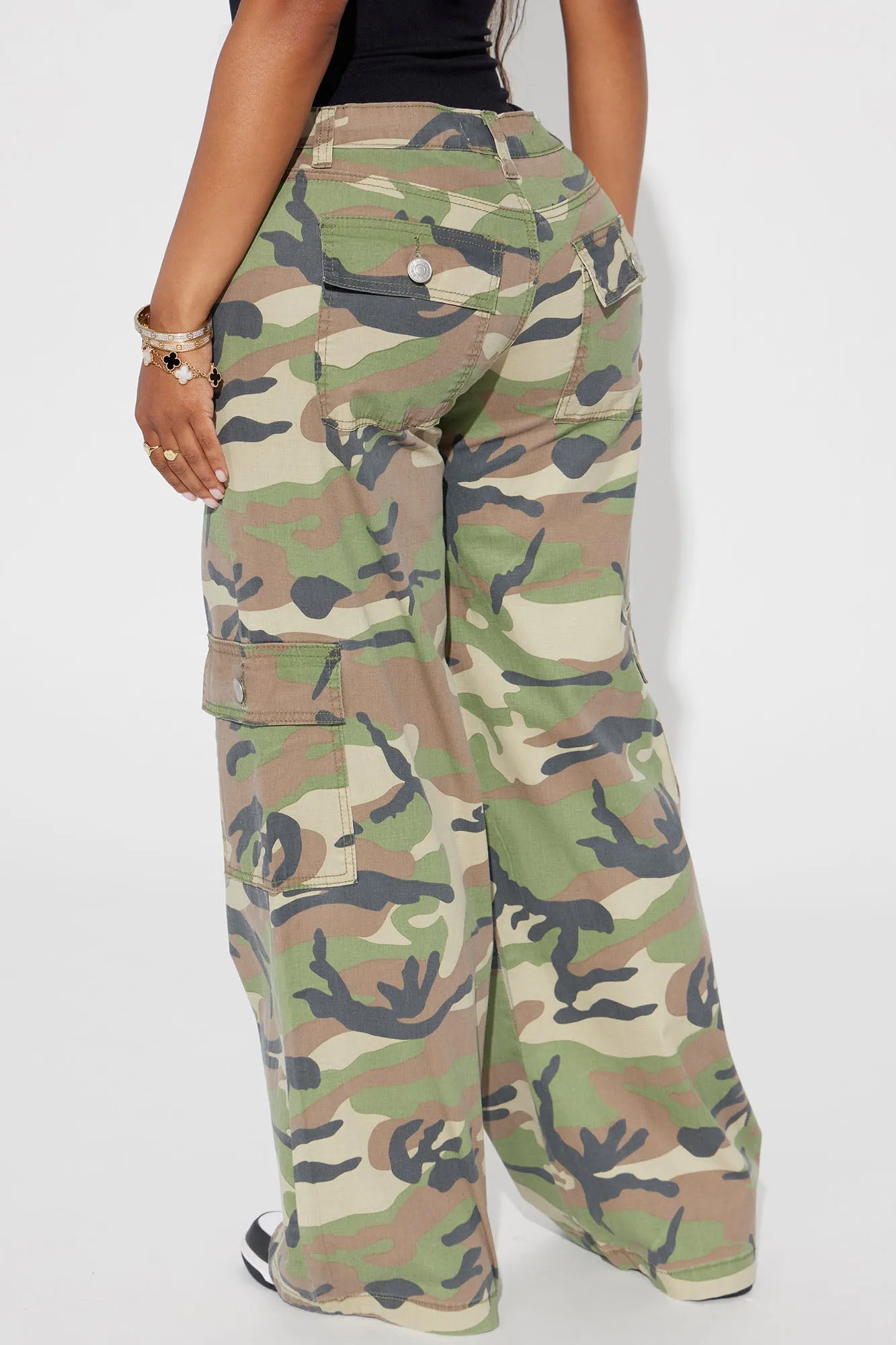 Adrina Camo Cargo Pant - Camouflage