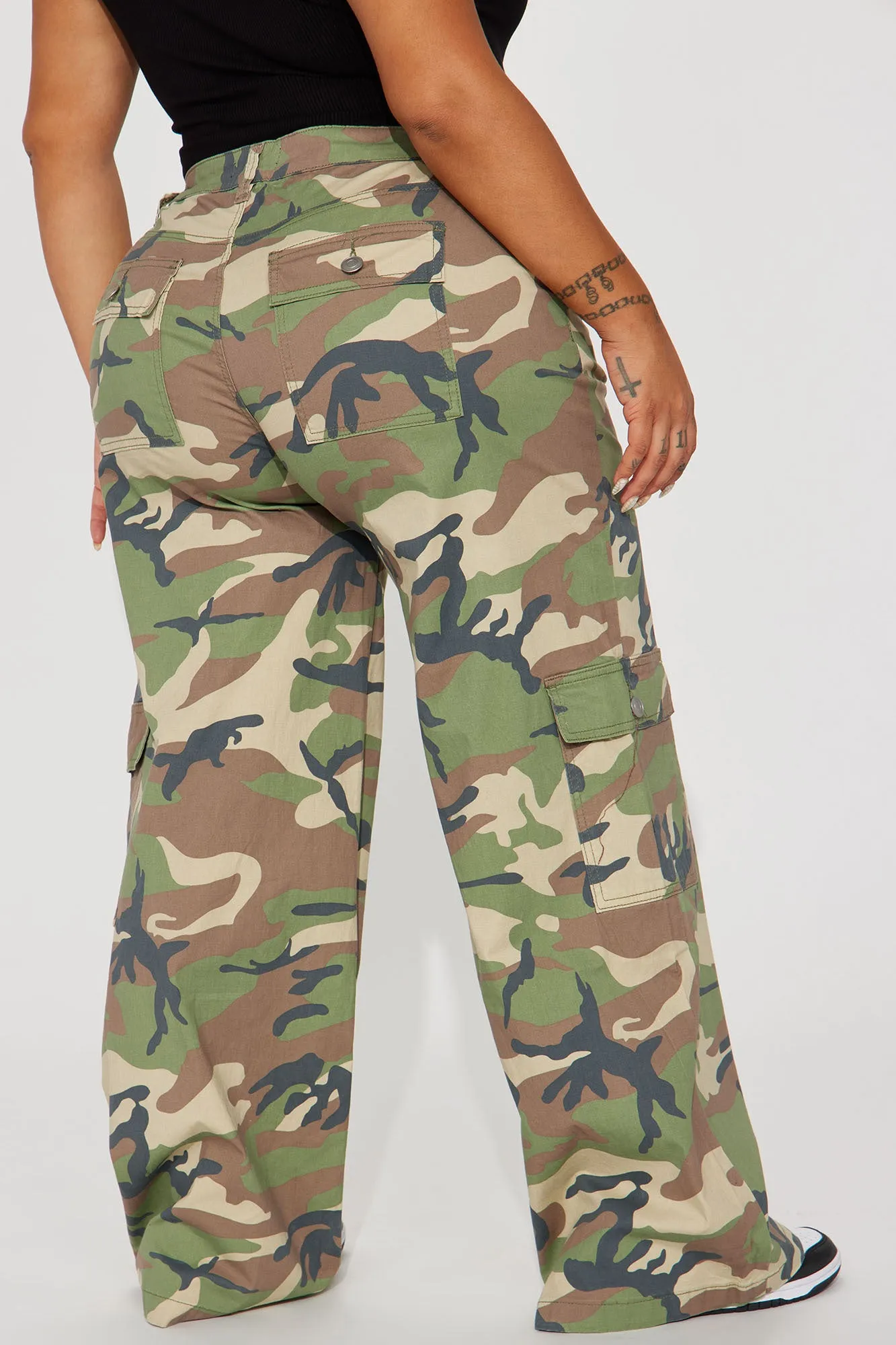 Adrina Camo Cargo Pant - Camouflage