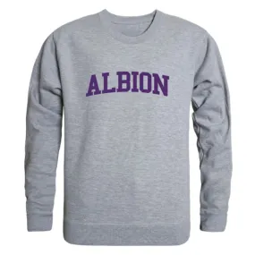 Albion College Britons Game Day Fleece Crewneck Pullover Sweatshirt