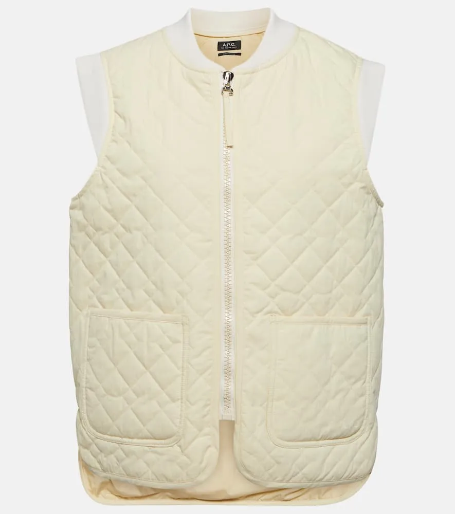 A.P.C. Emilie quilted vest