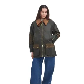Barbour Allerston Waxed Jacket In Olive
