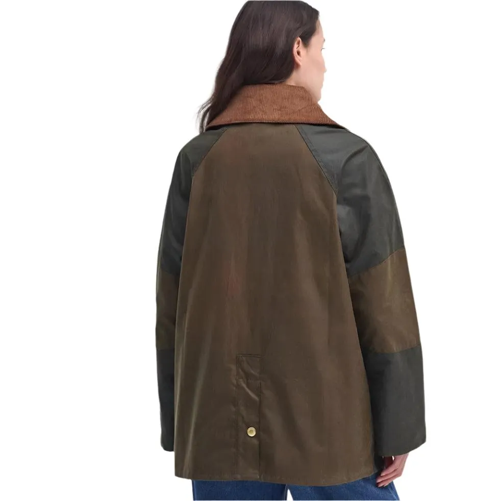 Barbour Allerston Waxed Jacket In Olive