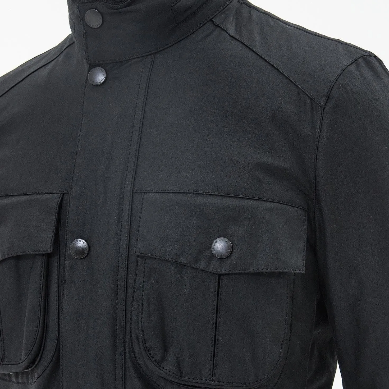 Barbour Corbridge Wax Jacket In Navy