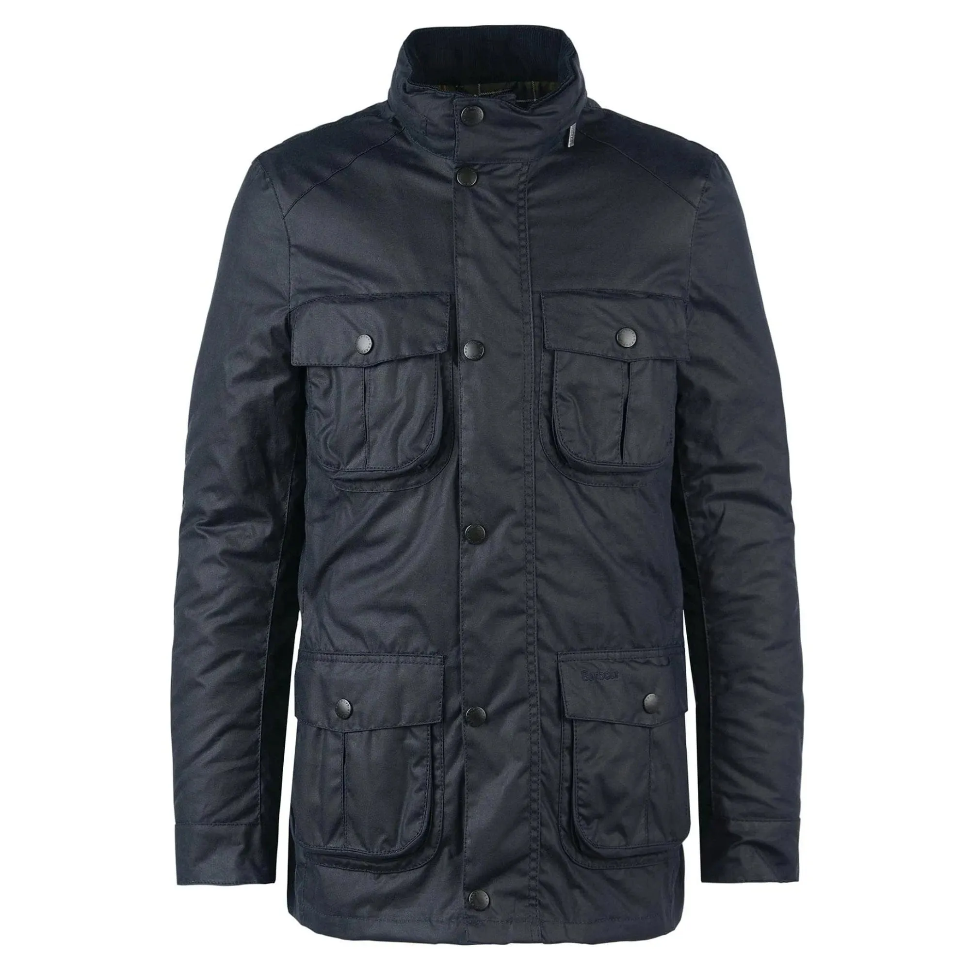 Barbour Corbridge Wax Jacket In Navy
