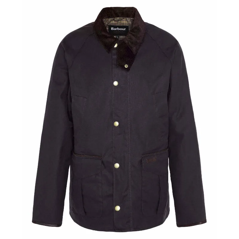 Barbour Stratford Tattersall Mens Wax Jacket - Rustic