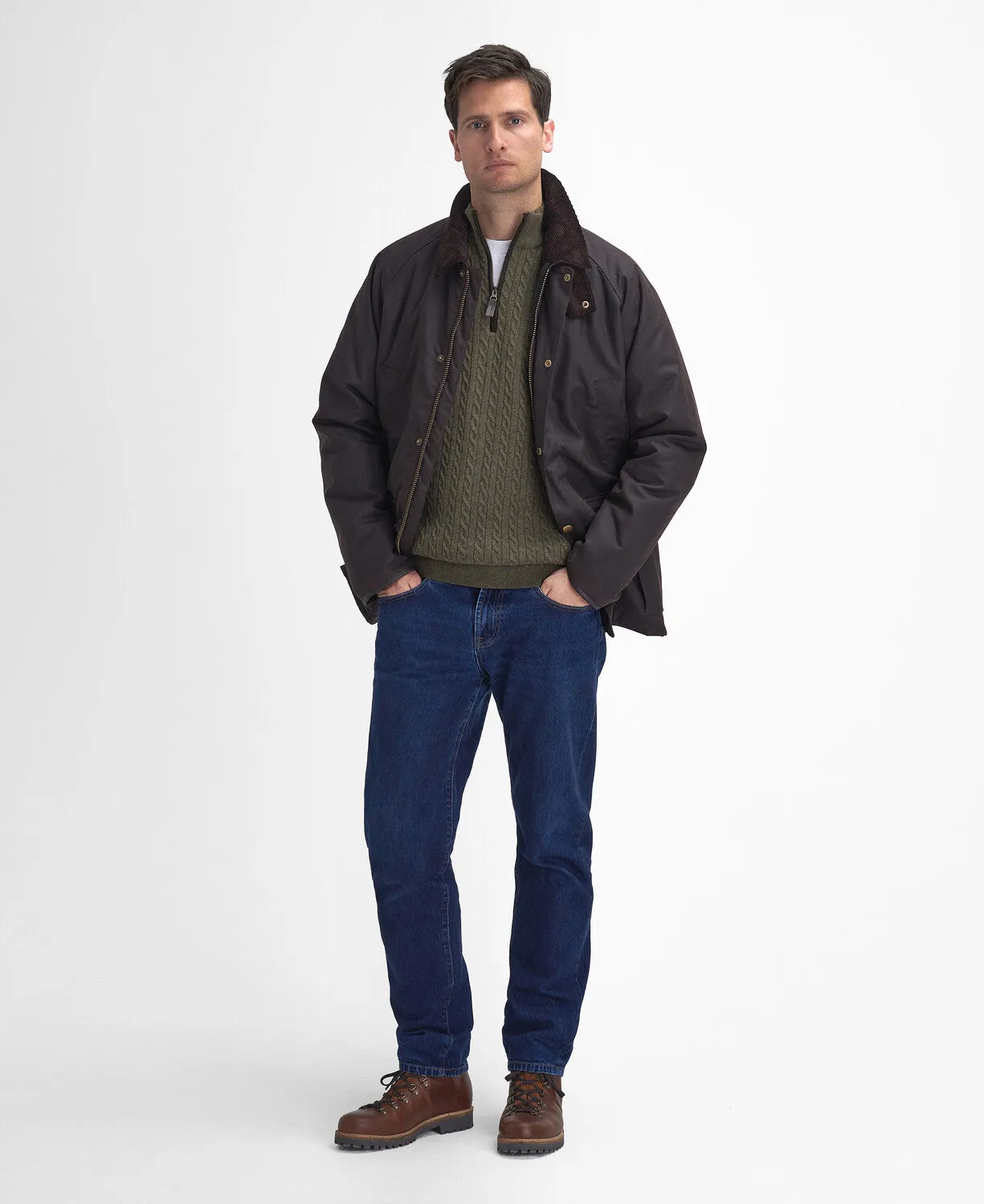 Barbour Stratford Tattersall Waxed Jacket