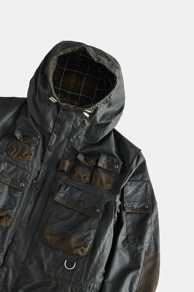 Barbour x TO KI TO Military Wax Jacket (Sage)