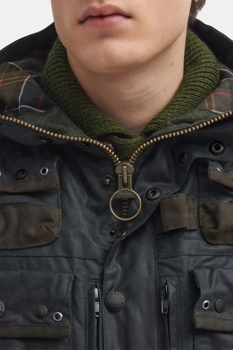 Barbour x TO KI TO Military Wax Jacket (Sage)