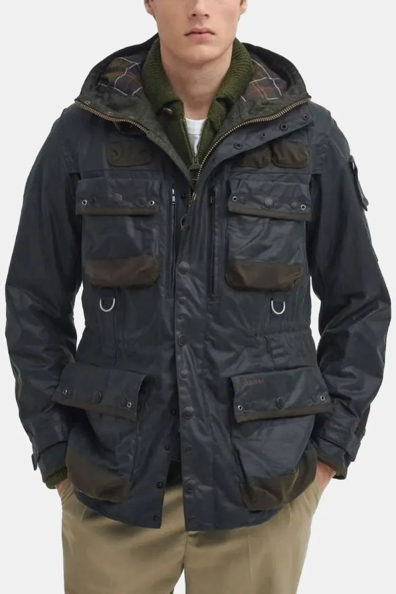 Barbour x TO KI TO Military Wax Jacket (Sage)