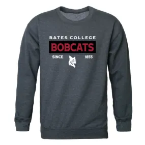 Bates College Bobcats Established Fleece Crewneck Pullover Sweatshirt