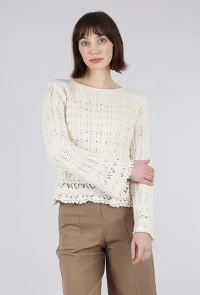 Bell Sleeve Pullover, Ivory