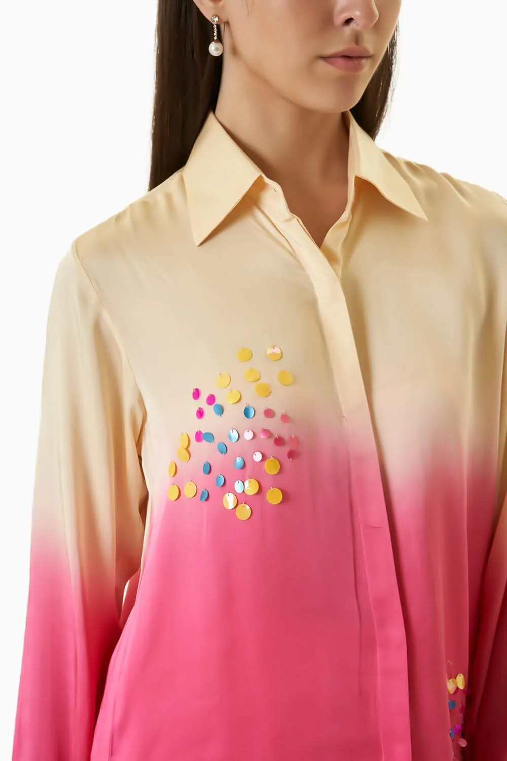Berry Leheriya Shirt And Trousers Co-ord