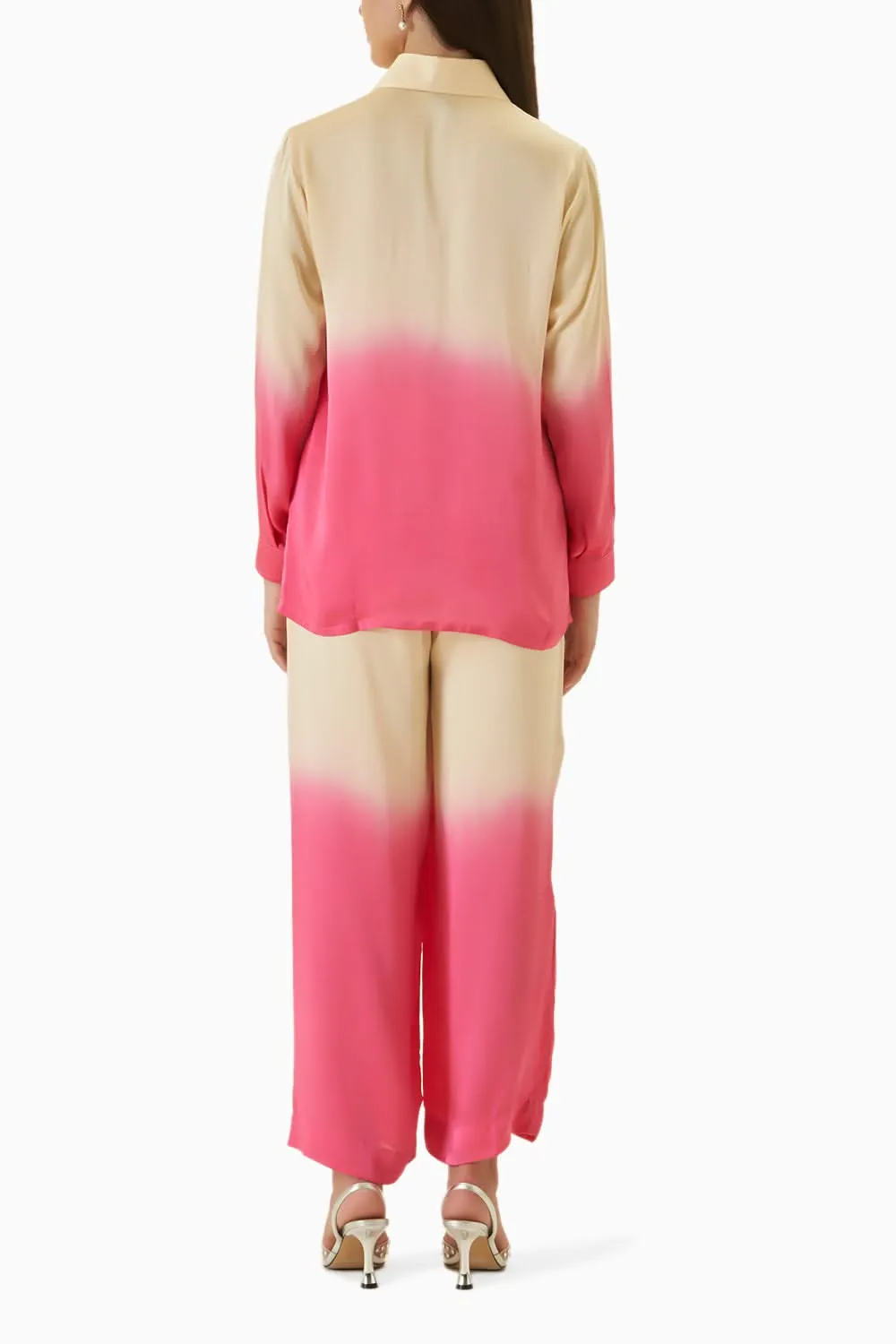 Berry Leheriya Shirt And Trousers Co-ord