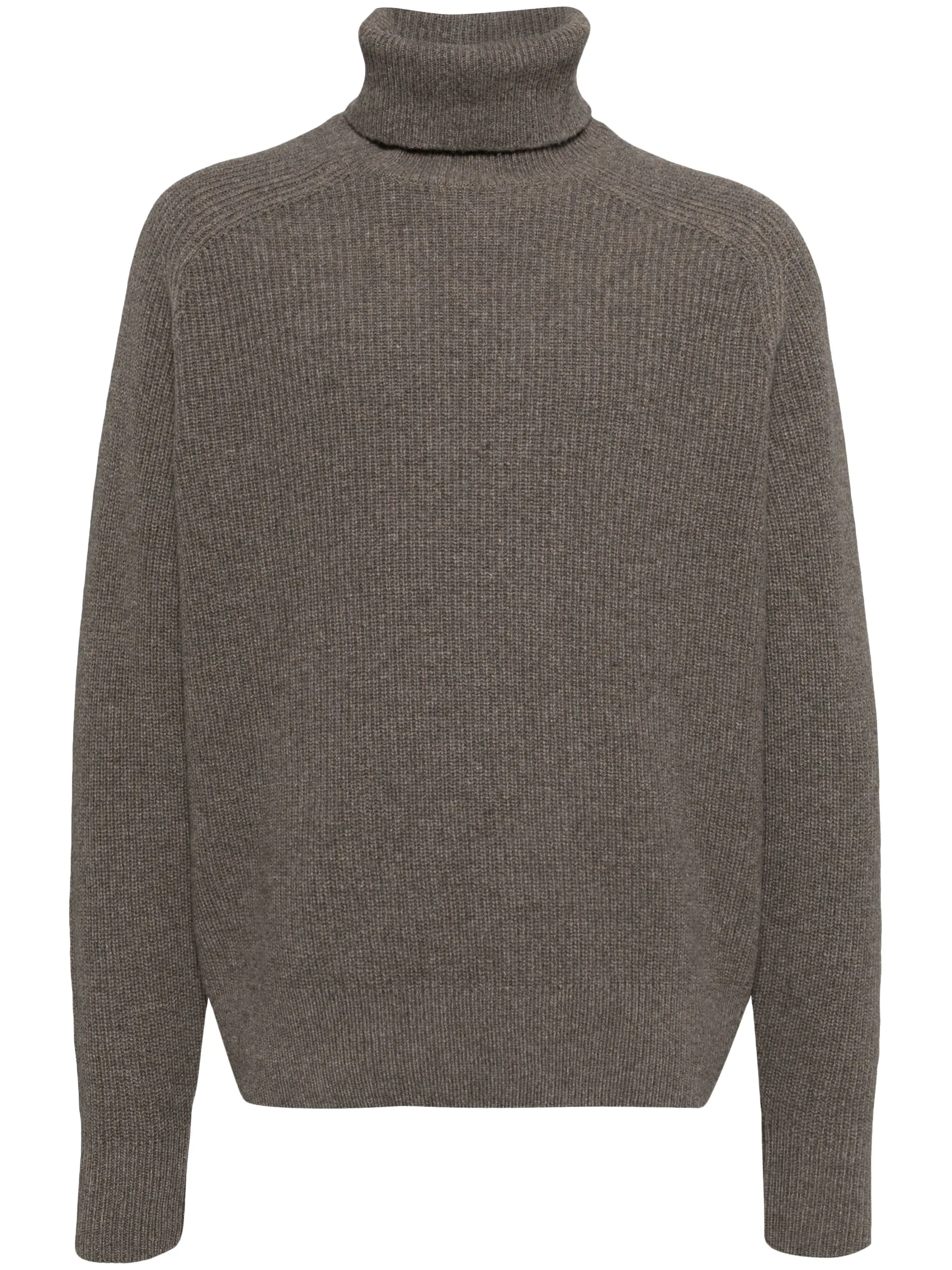 BOSS - C-EVENTO Dark Beige Chunky Wool Roll Neck Jumper 50527439 252