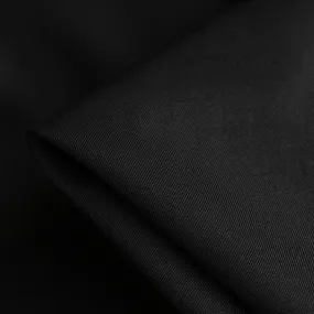 Brera Nero Gaberdine Wool Suiting