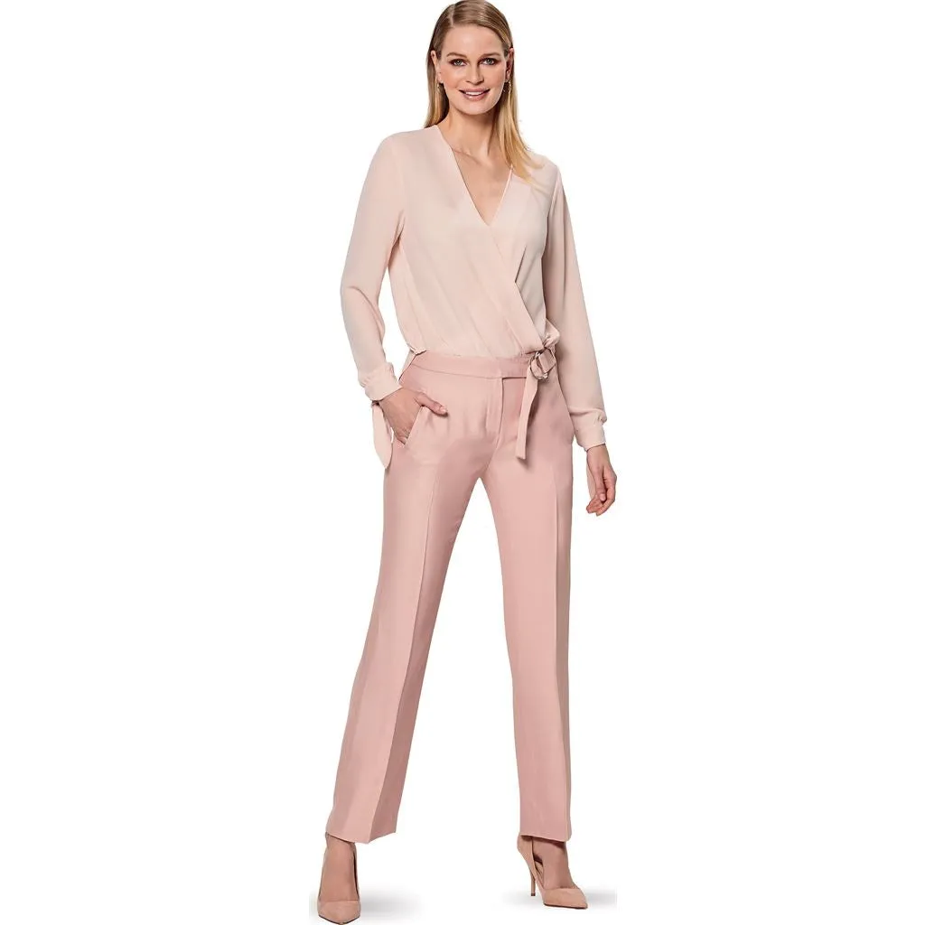 Burda Style Pattern 6157 Misses' Trousers or pants with a shaped waistband - Straight leg B6157