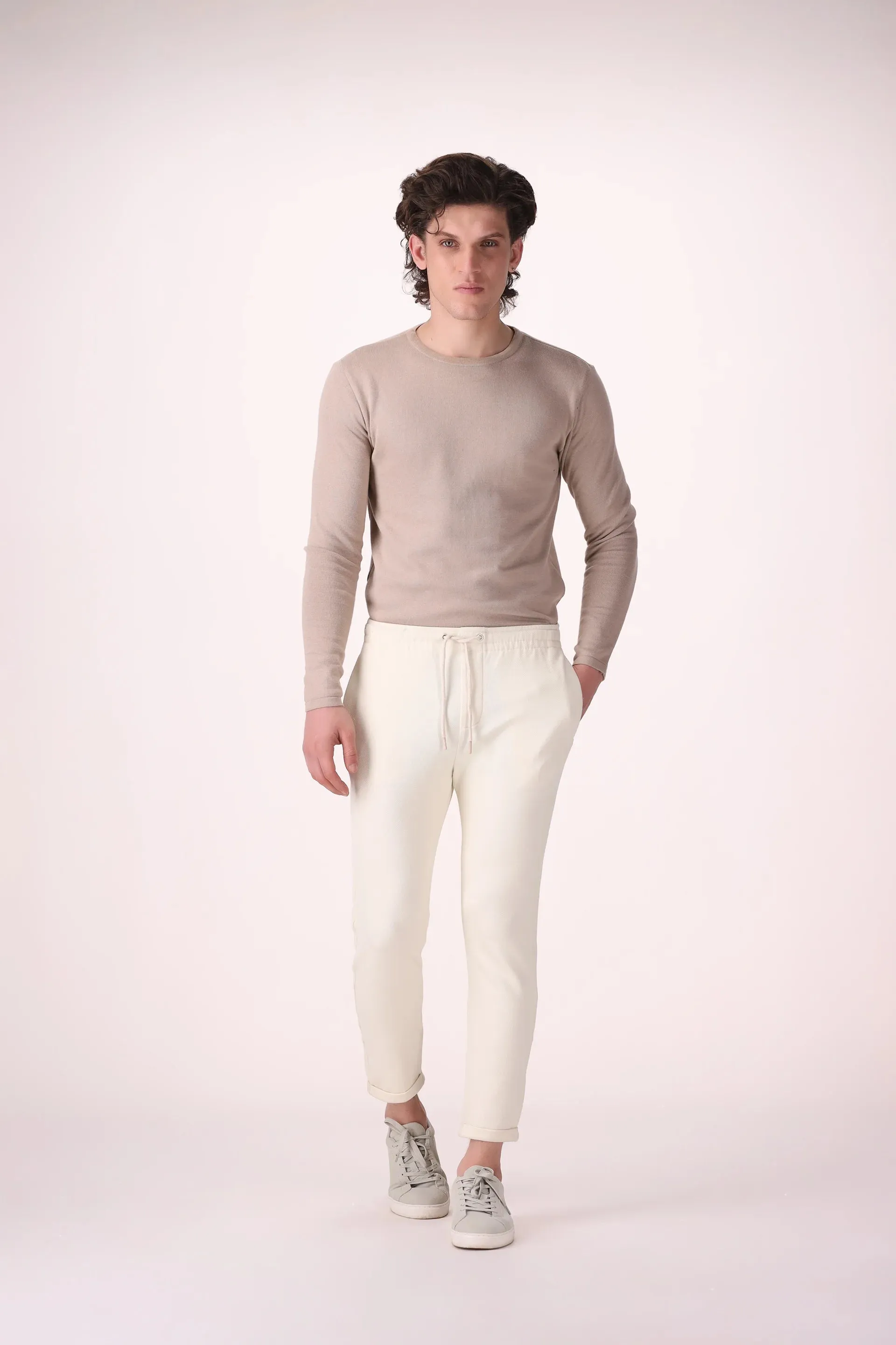 Comfort Fit Knitted Trousers