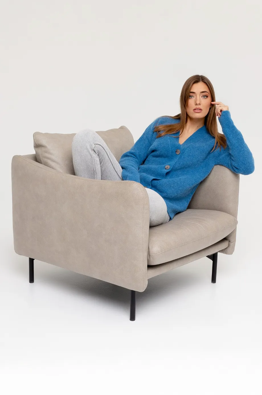 Corn Wool Sweater - Blue