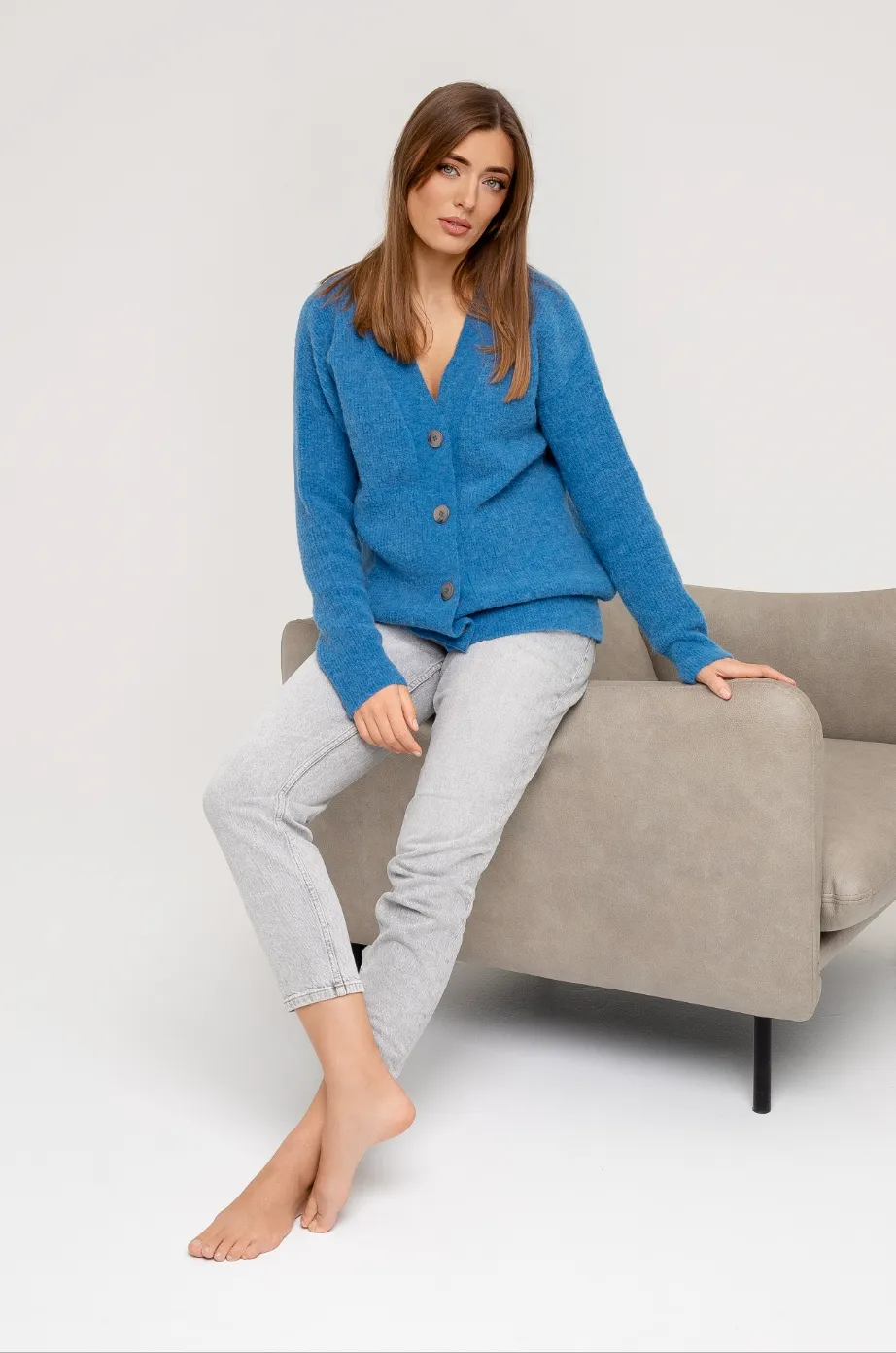 Corn Wool Sweater - Blue