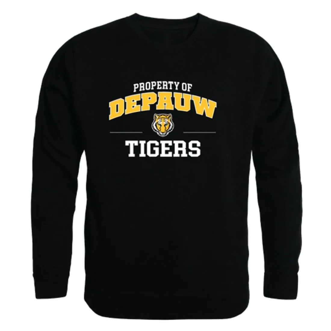 DePauw University Tigers Property Fleece Crewneck Pullover Sweatshirt