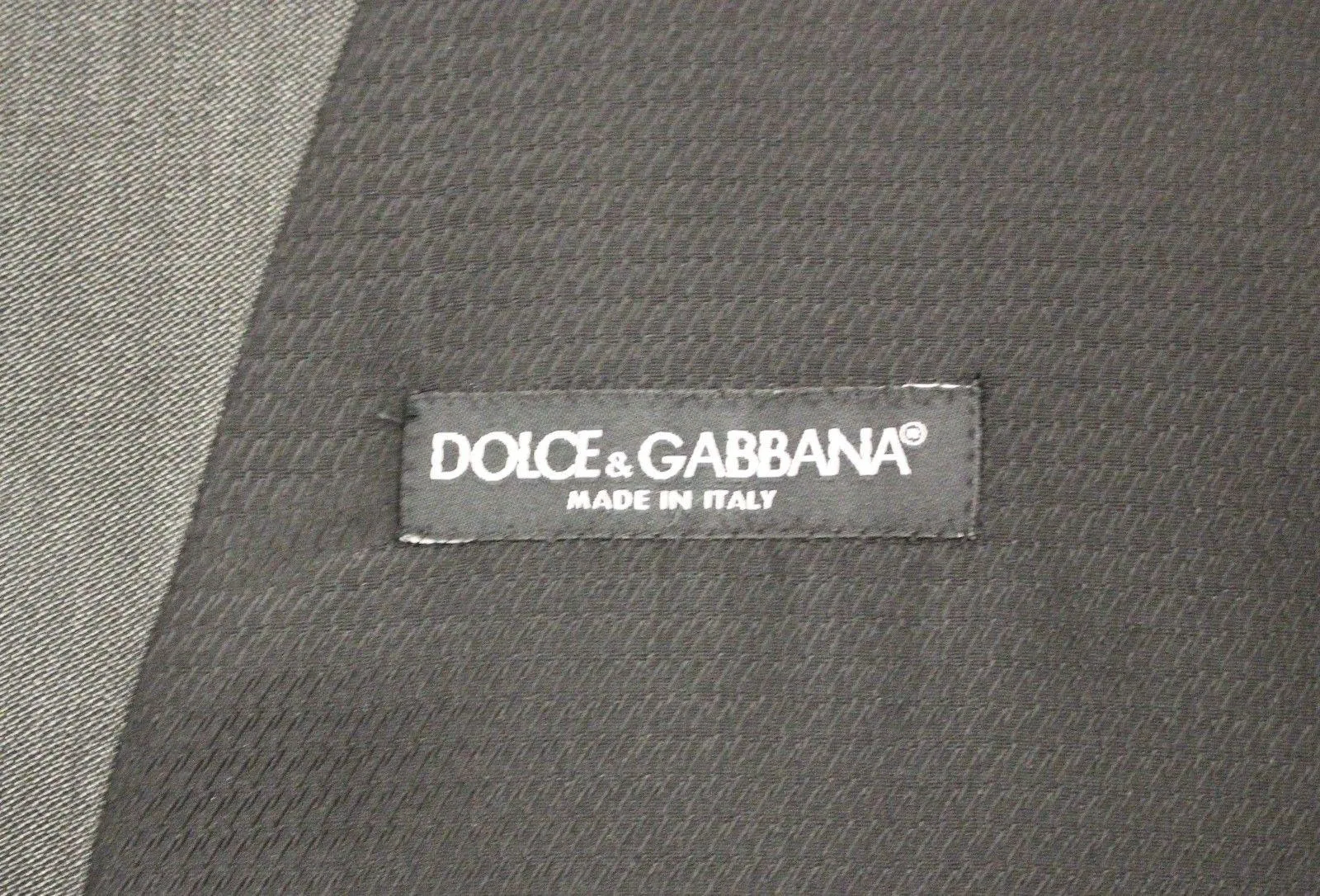 Dolce & Gabbana Gray Wool Silk Vest