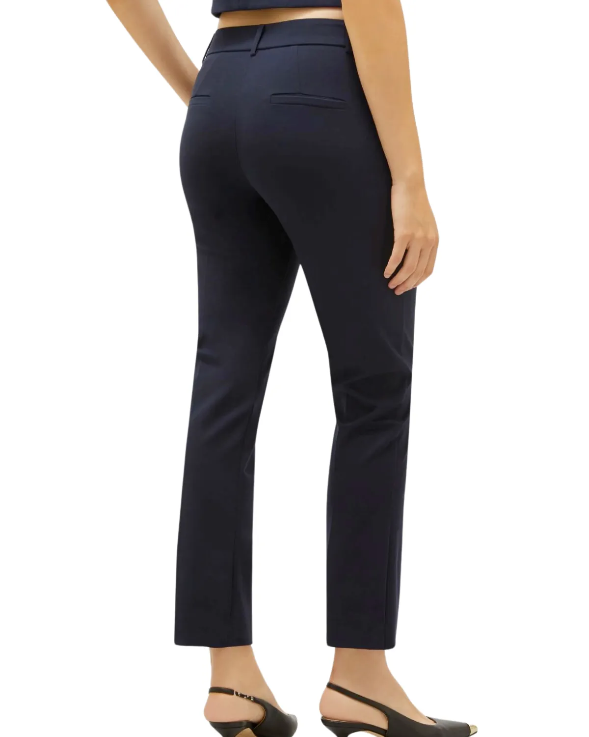 Dotto Ponte Straight Pant (Navy)
