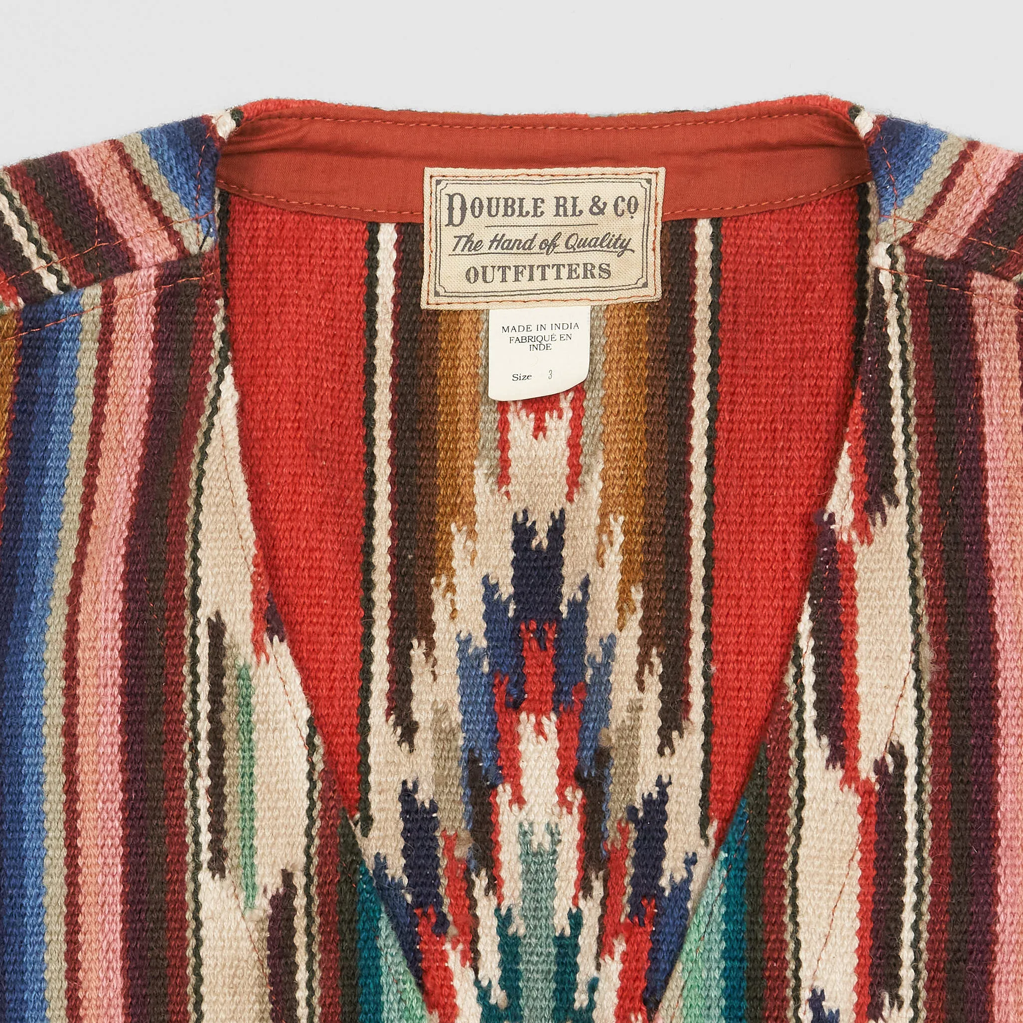 Double RL LadiesSouthwestern handoven Waistcoat