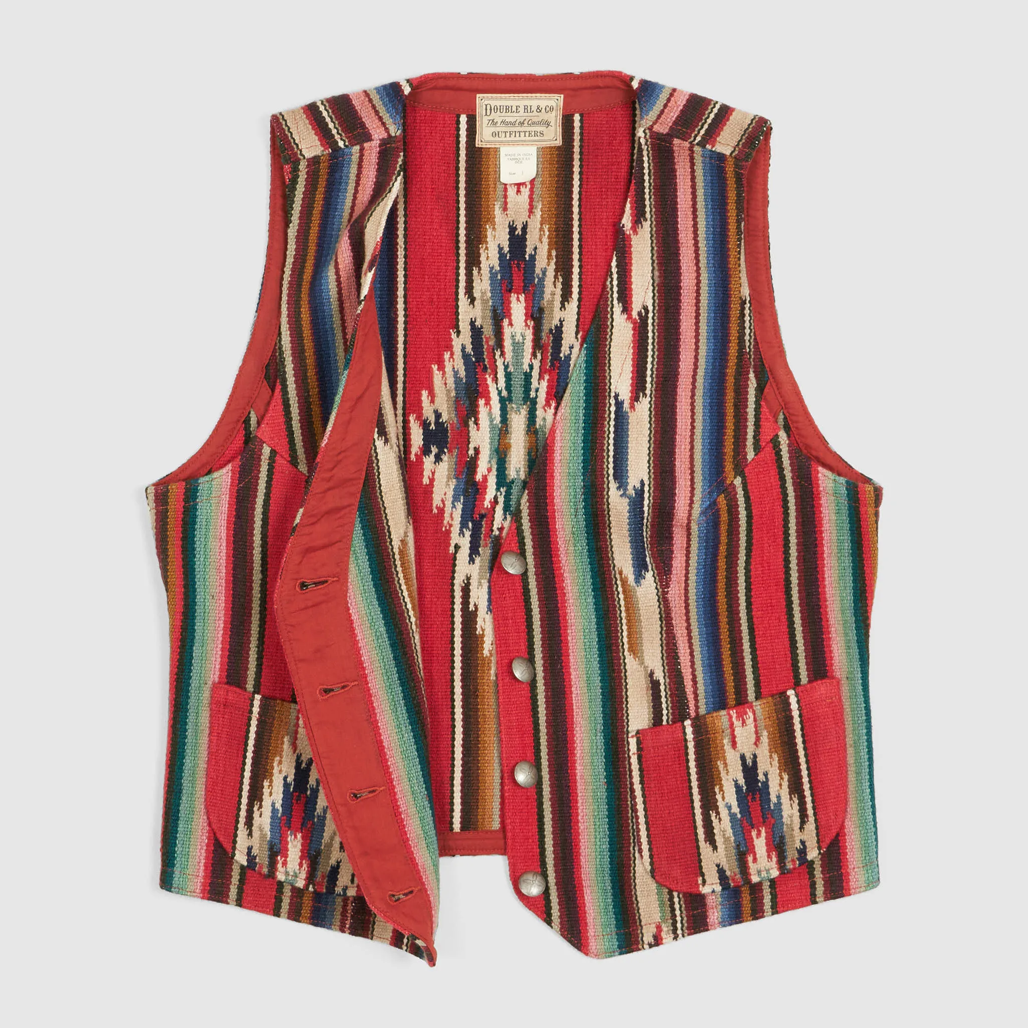 Double RL LadiesSouthwestern handoven Waistcoat