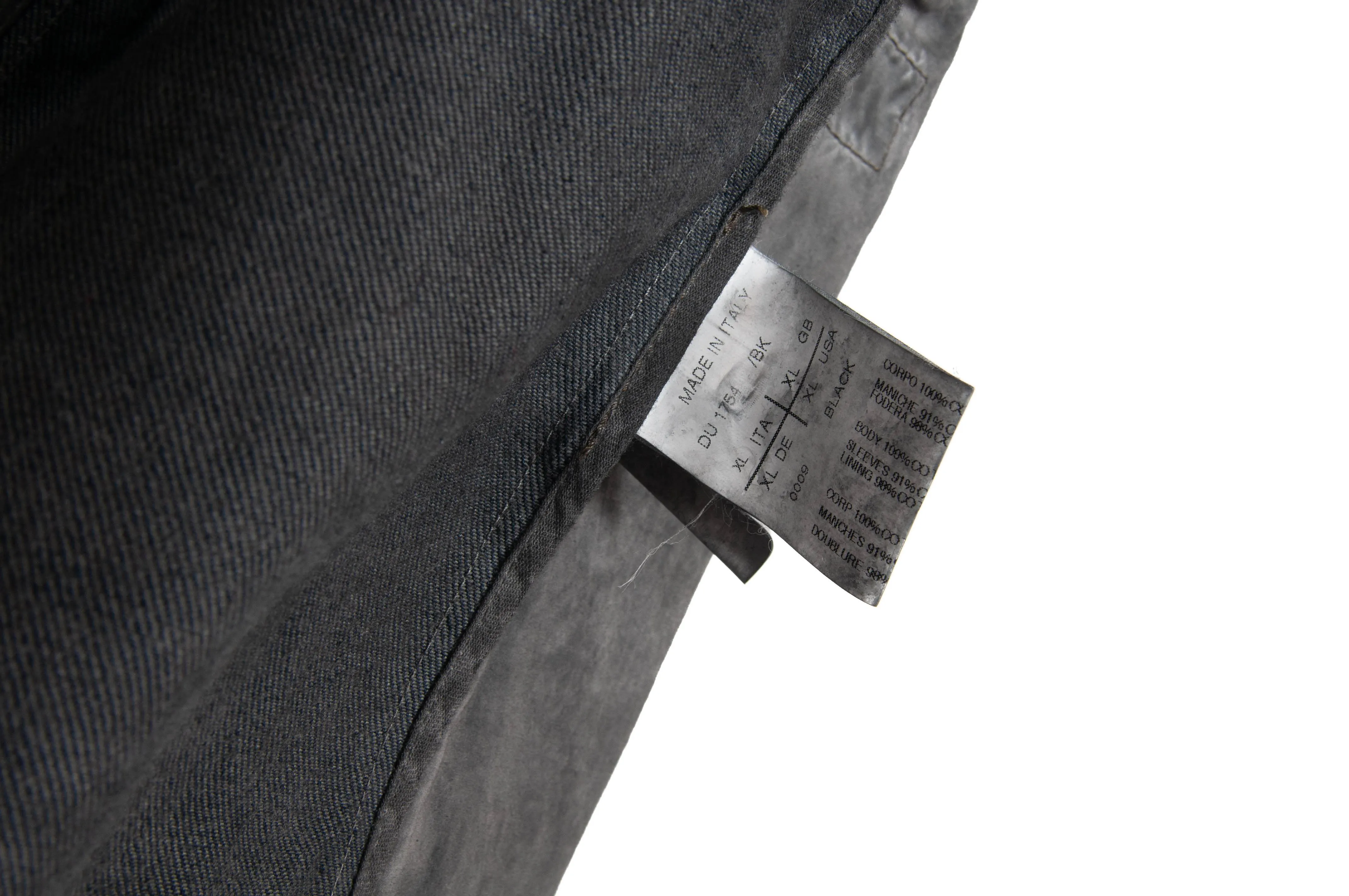 DRKSHDW Waxed Denim Jacket