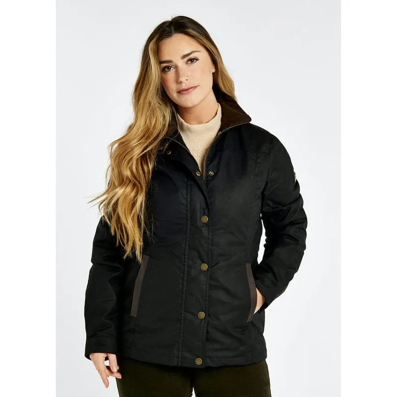 Dubarry Mountrath Ladies Primaloft Waxed Jacket - Black