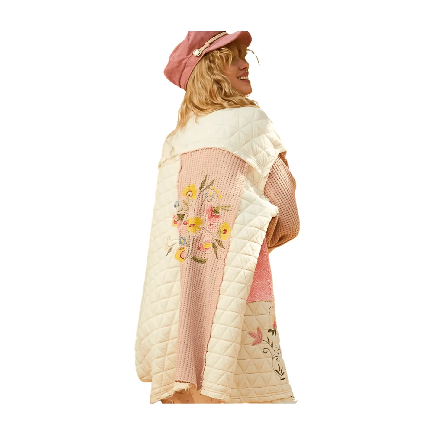 Embroidery Patch Quilted Jacket