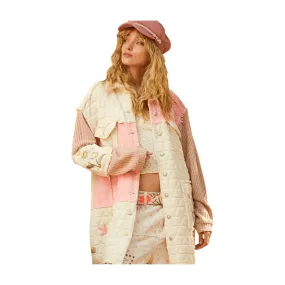 Embroidery Patch Quilted Jacket