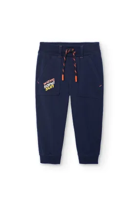 Fleece trousers basic for baby boy -BCI - 398000
