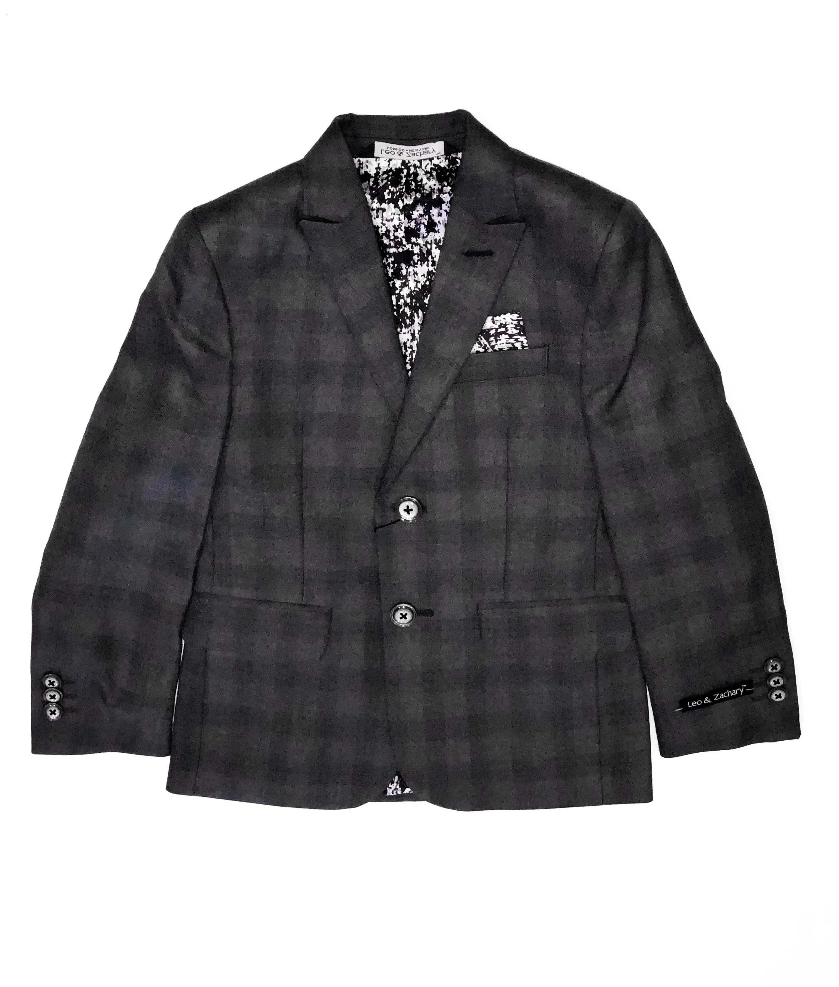 Glen Plaid Check Blazer
