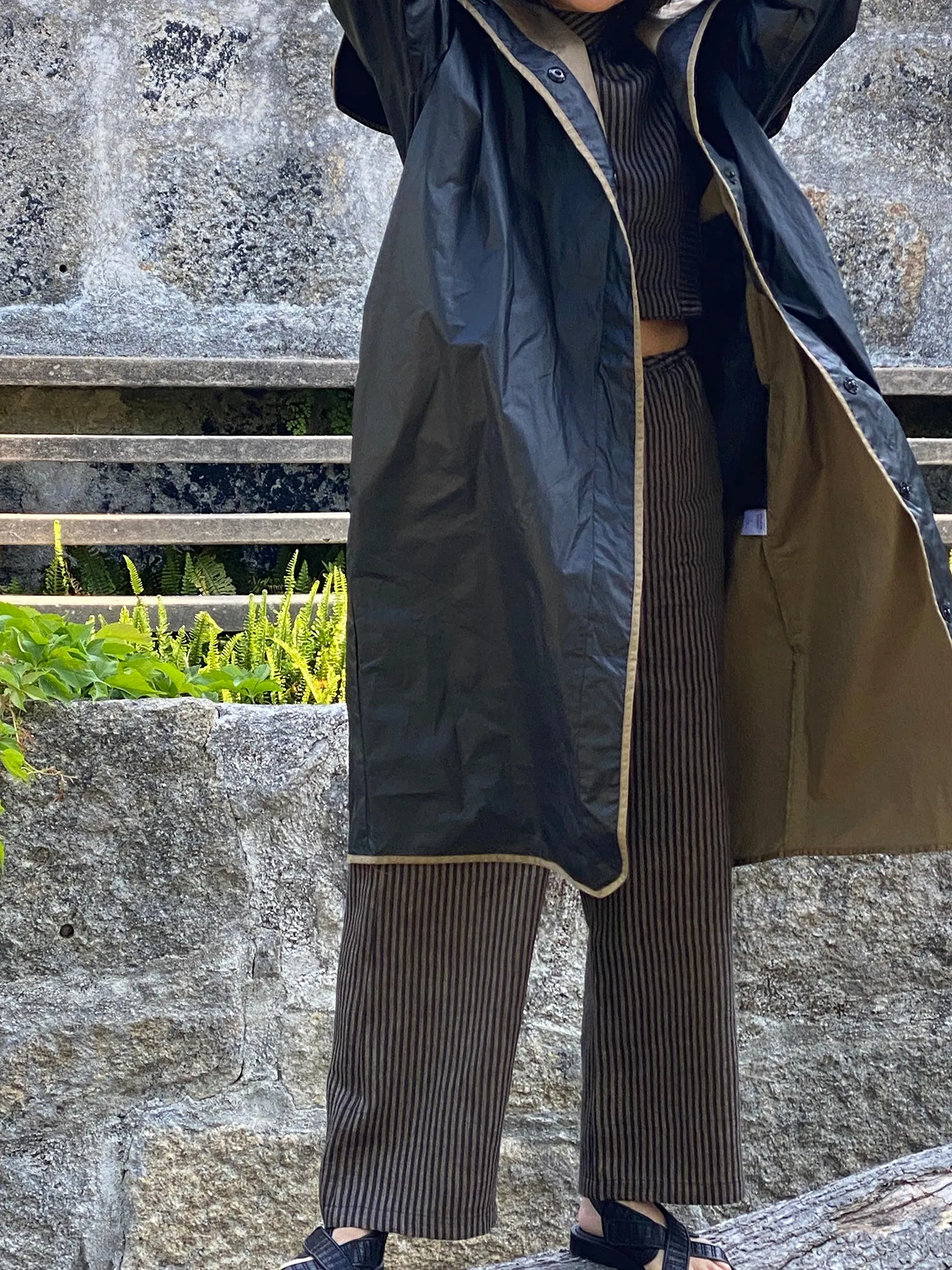 Greta coat, black