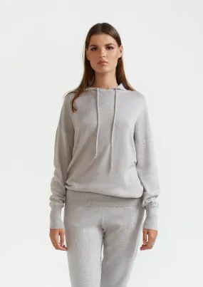 GREY CASHMERE BLEND TROUSERS