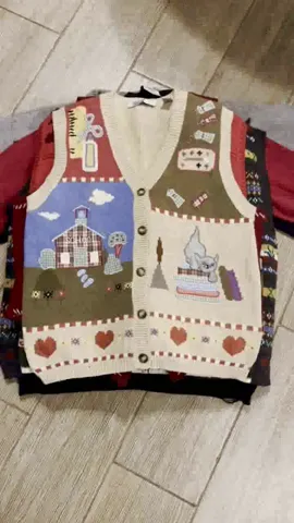 Handmade/100% Wool Sweater Vests