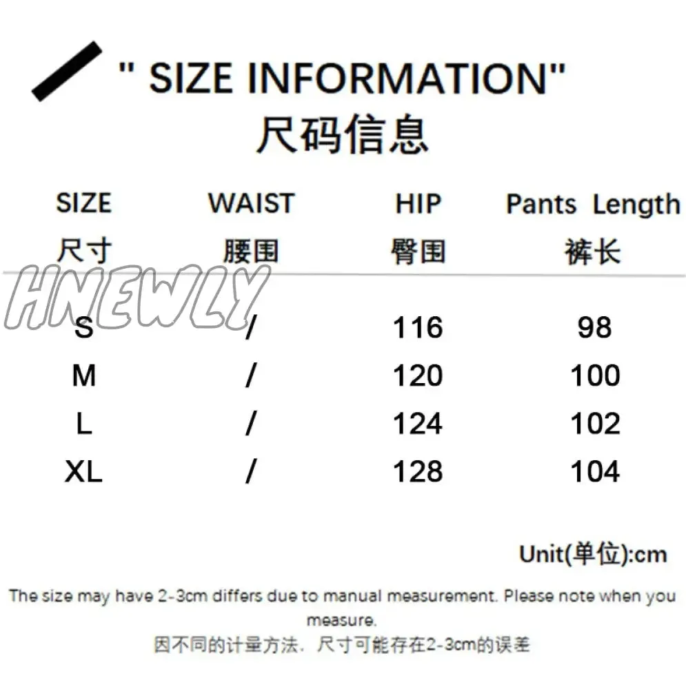 Hnewly Oversize Pocket Cargo Pants Women Wide Leg Pants Loose Casual Pants Y2K Parachute Pants Women Hippie Streetwear Drawstring