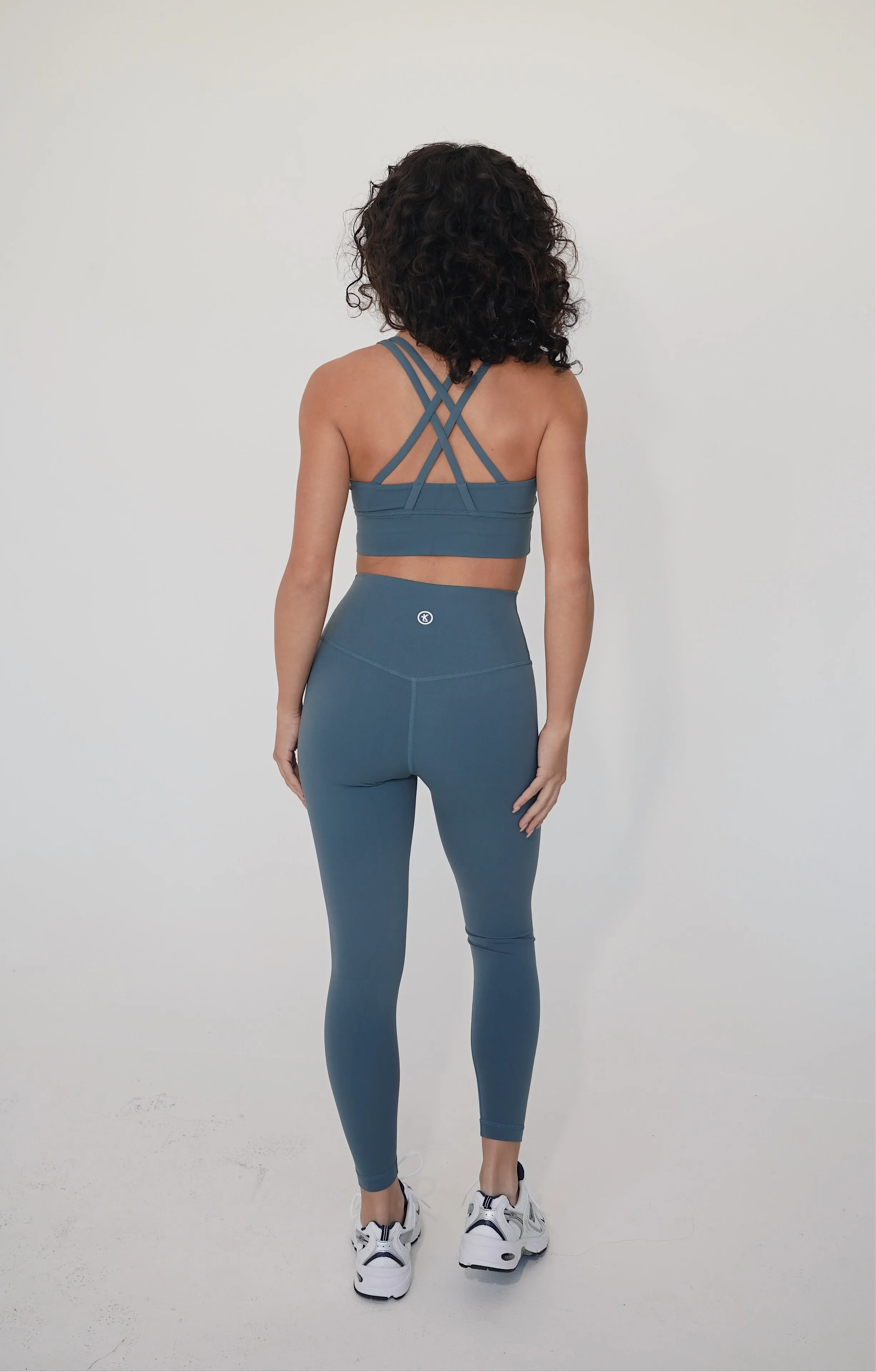 I Am Compassionate Quick-Dry Butter Light Blue Legging