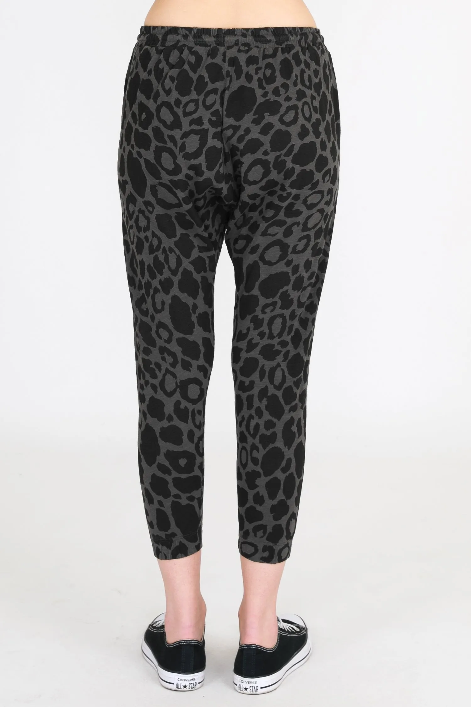 Josie Leopard Print Jogger Pants