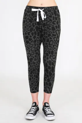 Josie Leopard Print Jogger Pants