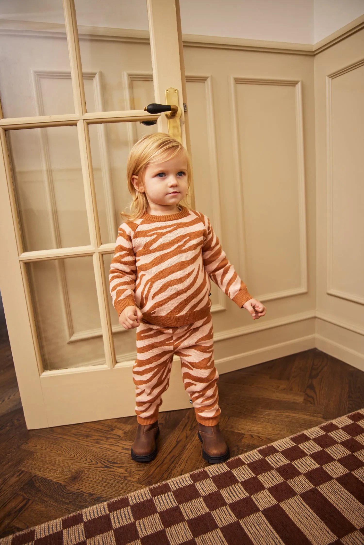 Jumpers Gilby Set Baby Zebra Knit
