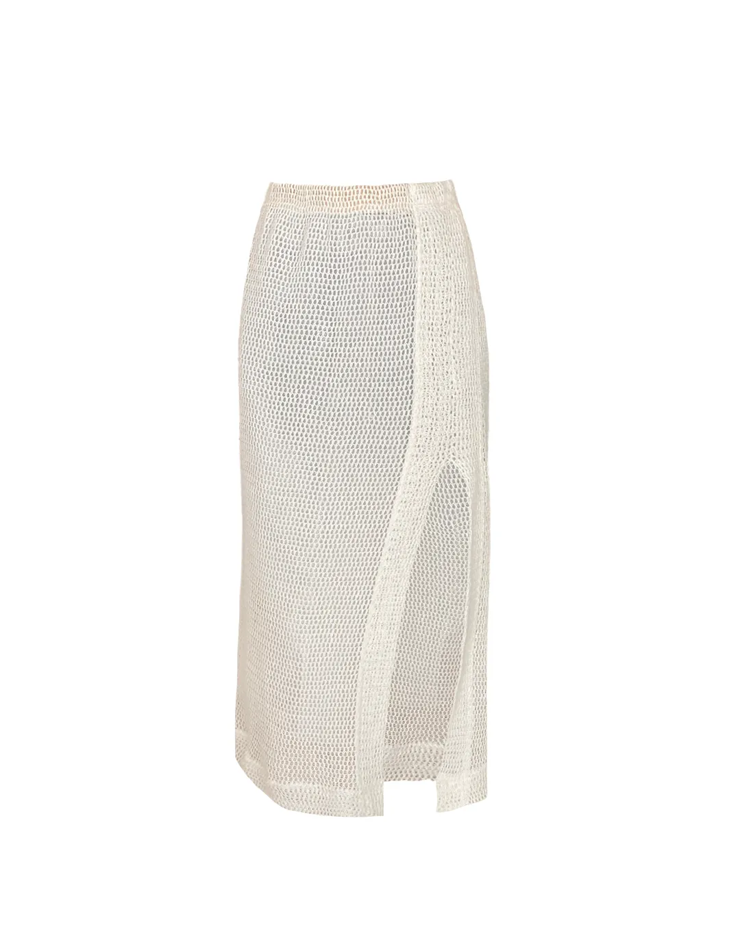Knitted Hemp Midi Skirt NET (Last item)