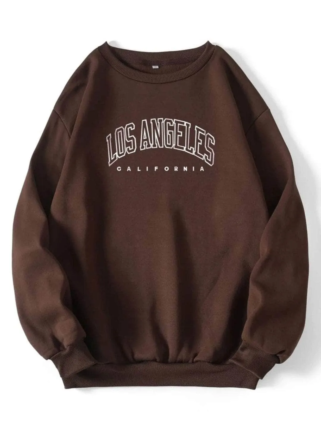 Lemon Tart Women's Printed Sweatshirt LTWPRSW1 - Brown