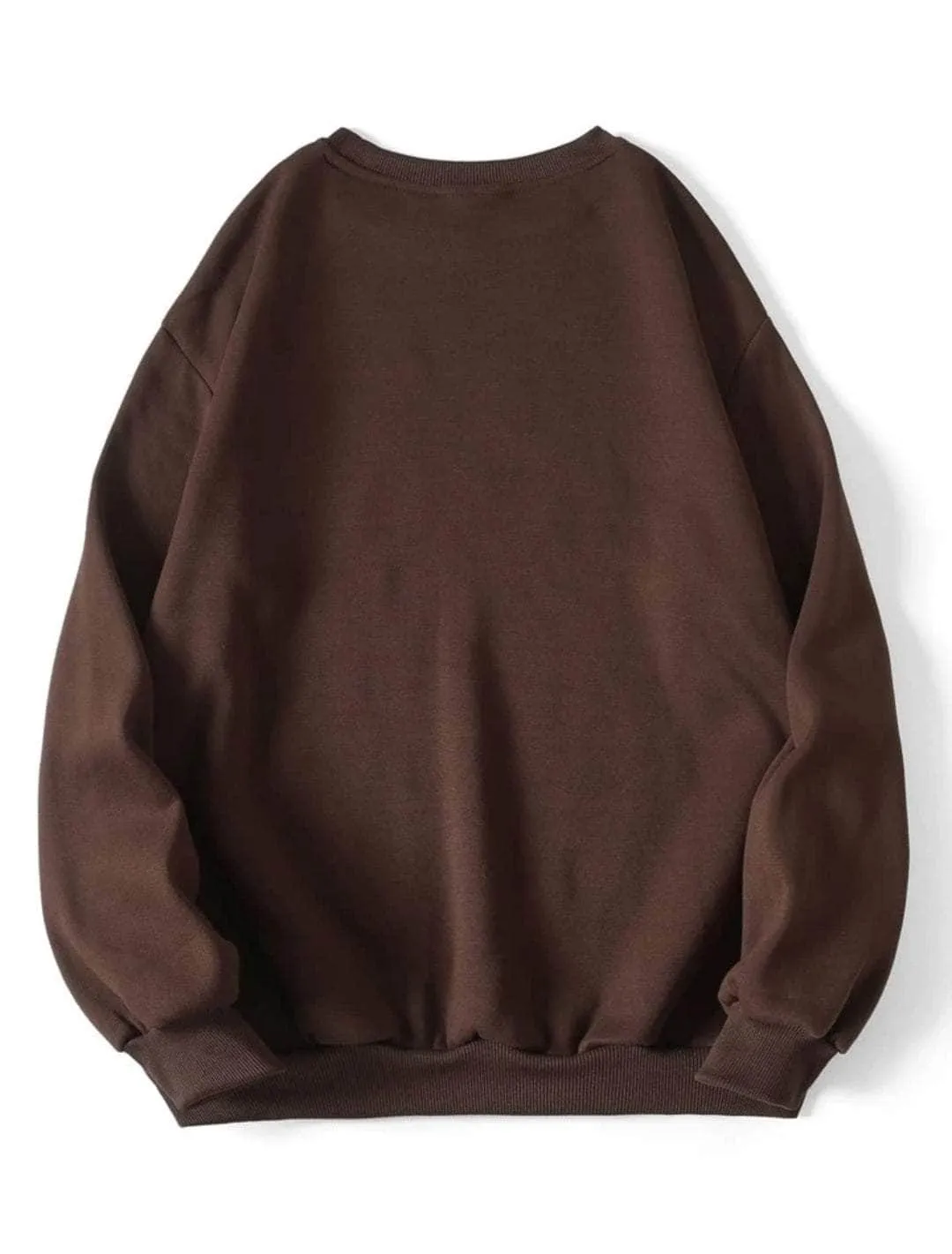 Lemon Tart Women's Printed Sweatshirt LTWPRSW1 - Brown
