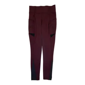 Maximilian 'Tech' Riding Leggings in Bordeaux - Women's XS